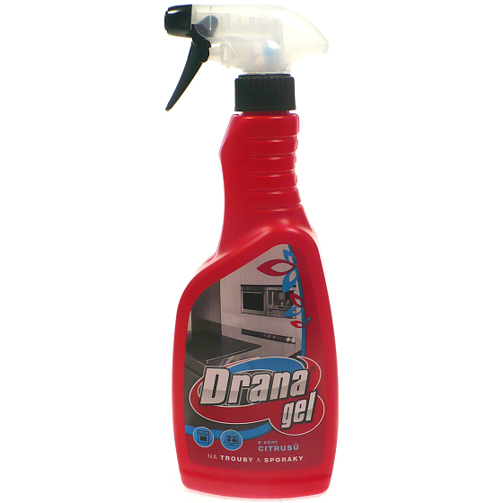 Dran gél na rúry a sporáky s vôňou citrusov 500 ml rozprašovač
