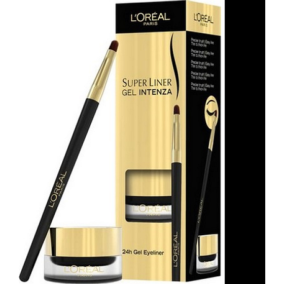 Loreal Paris Super Liner Gel Intenza gélové očné linky 01 Pure Black 2,8 g