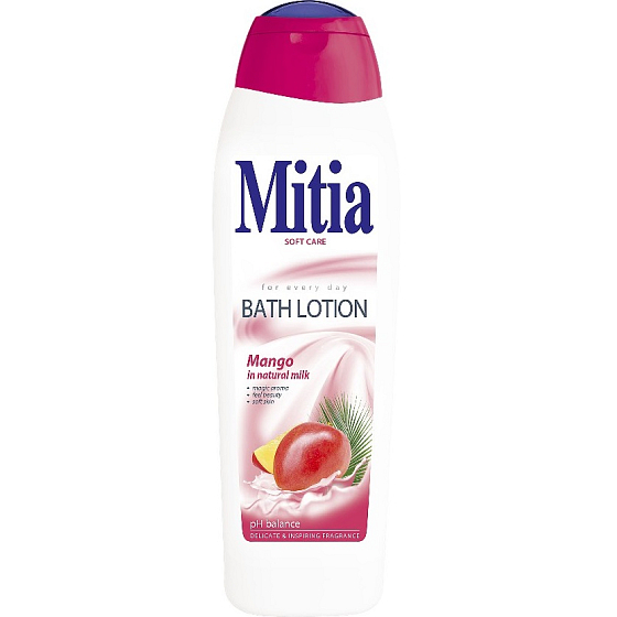 Mitia Mango in Natural Milk krémová pena do kúpeľa 750 ml