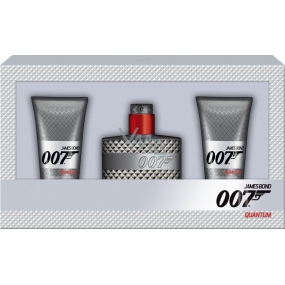 James Bond 007 Quantum toaletná voda pre mužov 50 ml + 2 x sprchový gél 50 ml, darčeková sada