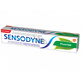 Sensodyne Fluoride s obsahom dusičnanu draselného zubná pasta znižuje citlivosť zubov a obnažených krčkov 100 ml