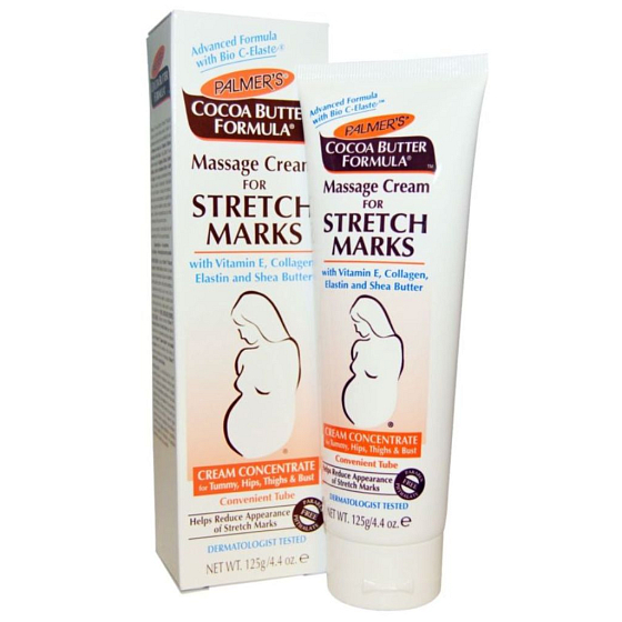 Palmers Cocoa Butter Formula masážny telový krém na strie 125 g