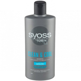 Syoss Men Clean & Cool šampón pre normálne až mastné vlasy 440 ml