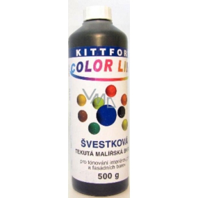 Kittfort Color Line tekutá maliarska farba Slivková 500 g