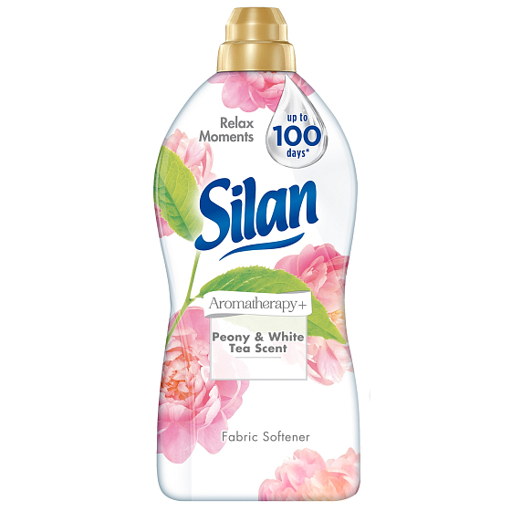 Silan Aromatherapy Peony & White Tea Scent avivážny prostriedok 72 dávok 1,8 l
