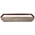 Woodwick Fireplace Fireside - Oheň v krbe vonná sviečka keramická strednej z prírodného sójového vosku 3 knôty 43 x 14 x 7 cm