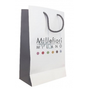 Millefiori Milano Papierová taška biela veľká 40 x 30 cm 1 kus