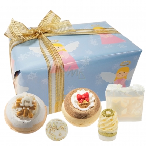 Bomb Cosmetics Nebeská vôňa - Heaven Scent balistik 2 x 160 g + gulička 30 g + špalíček 50 g + mydlo 100 g, kozmetická sada