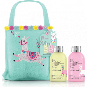 Baylis & Harding Lama sprchový krém 100 ml + umývací gél 100 ml + textilná taštička s motívom lamy, kozmetická sada