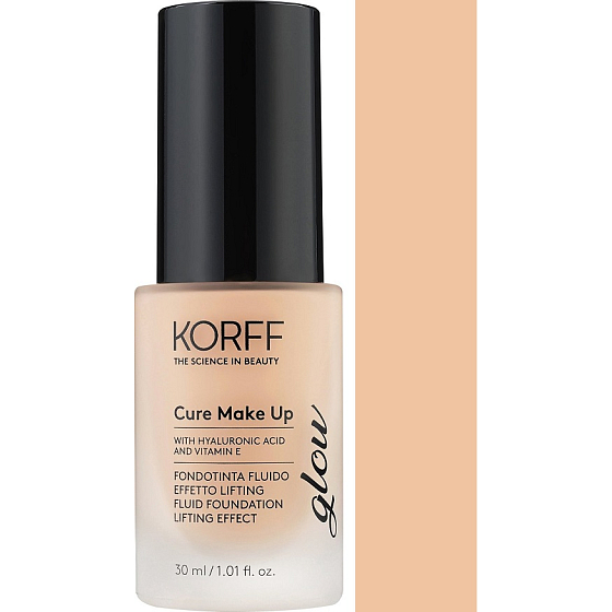 Korff Cure Make Up Fluid Foundation Lifting Effect Glow fluidný liftingový make-up 01 Creamy 30 ml