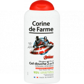 Corine de Farme Avengers 2v1 sprchový gél a šampón na vlasy pre deti 300 ml