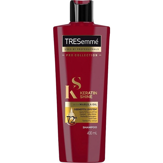 TRESemmé Keratin Smooth šampón s keratínom na suché a poškodené vlasy 400 ml