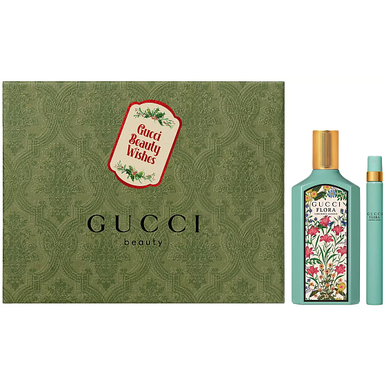 Gucci Flora Gorgeous Jasmine Eau de Parfum 50 ml + Eau de Parfum 10 ml miniatúra, darčeková sada pre ženy
