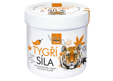 Annabis CannaHerbis Tiger power konopný hrejivý gél na masáž pokožky v oblasti svalov, chrbta a kĺbov 275 ml