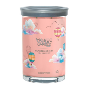 Yankee Candle Watercolour Skies - Vonná sviečka Watercolour Skies Signature Tumbler veľké sklo 2 knôty 567 g