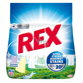 Rex Amazonia Freshness univerzálny prací prášok 20 dávok 1,1 kg