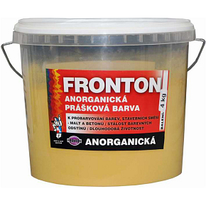 Fronton prášková farba do stavebných zmesí malty a betónov, 0651 žltá, 4 kg