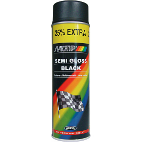 Motip 04001 sprej, univerzálna autoumel, čierna pololesk, 500 ml