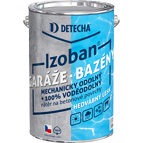 Detecha Izoban farba na betón, RAL 9004 čierna, 5 kg