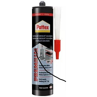 PATTEX Tepelne odolný silikon červený, 280 ml