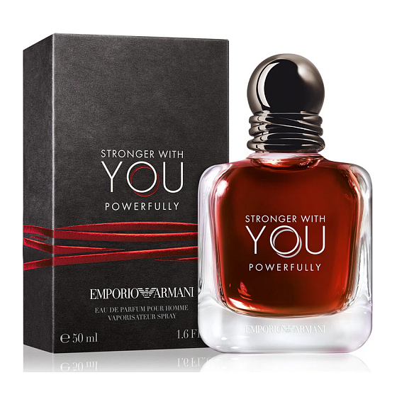 Giorgio Armani Stronger With You Powerfully parfémovaná voda pre mužov 50 ml 