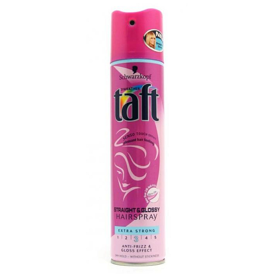 Taft Straight uhladzujúcim efektom lak na vlasy 250 ml