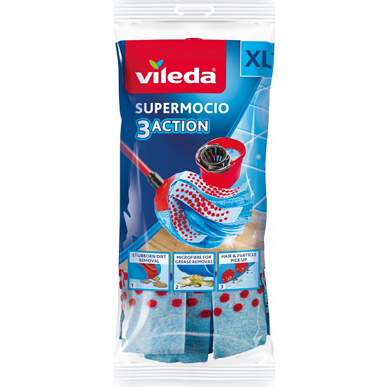 Vileda Super Mocio 3Action mop náhrada 1 kus