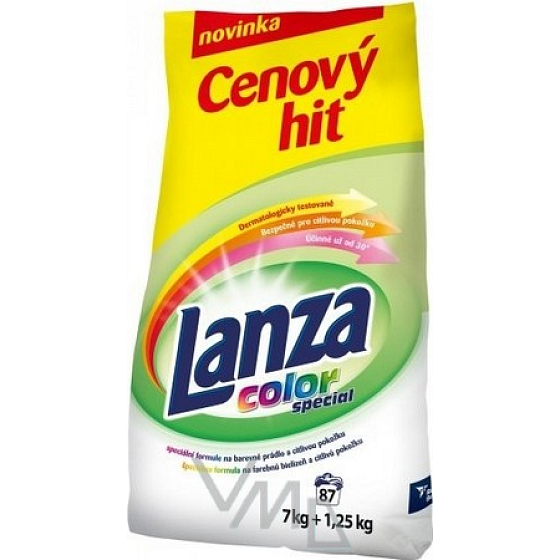 Lanza Special Color prací prášok na farebnú bielizeň a citlivú pokožku 8,25 kg