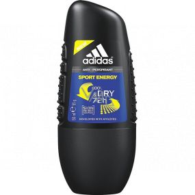 Adidas Cool & Dry 72h Sport Energy guličkový antiperspirant dezodorant roll-on pre mužov 50 ml