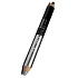 Princessa Davis Eye Double Colour očné tiene v ceruzke + orezávatko 042 čierna a strieborná 6 g