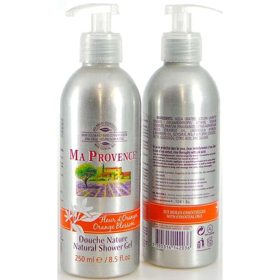 Ma Provence Bio Pomarančové kvety sprchový gél 250 ml