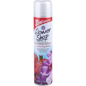 FlowerShop Strawberry & Orchid osviežovač vzduchu 330 ml