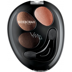 Deborah Milano Trio Hi-Tech Eyeshadow očné tiene 13 Nude Beige 4,2 g