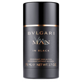 Bvlgari Man In Black guličkový dezodorant roll-on pre mužov 75 ml
