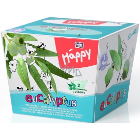 Bella Happy Baby Eucalyptus hygienické vreckovky 2 vrstvové 80 kusov
