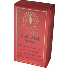 English Soap Ruže prírodné parfumované mydlo s bambuckým maslom 200 g