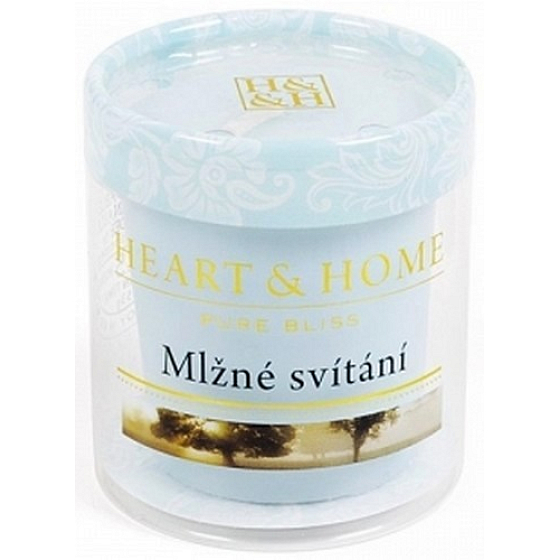 Heart & Home hmlovej svitania Sójová vonná sviečka bez obalu horí až 15 hodín 53 g