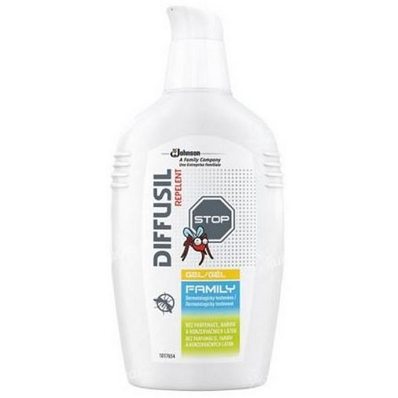 Diffusil Family gél repelent proti komárom 100 ml