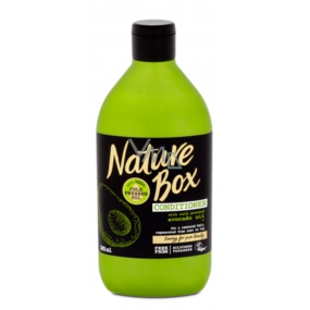 Nature Box Avokádo Regeneračný kondicionér oplachovací pre lesk sa 100% za studena lisovaným olejom, vhodné pre vegánov 385 ml