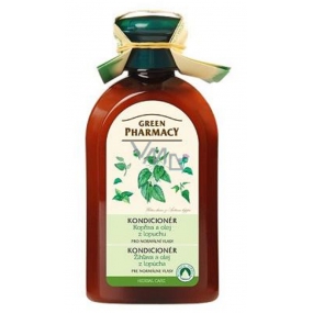 Green Pharmacy Žihľava a Olej z koreňov lopúcha kondicionér pre normálne vlasy 300 ml
