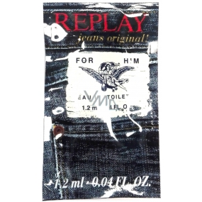 Replay Jeans Original for Her toaletná voda pre mužov 1,2 ml, vialka