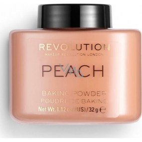Makeup Revolution Loose Baking Powder sypký púder Peach 32 g