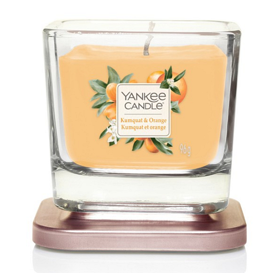 Yankee Candle Kumquat & Orange - Kumquat a pomaranč sójová vonná sviečka Elevation malá sklo 1 knôt 96 g