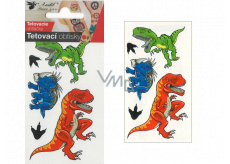 Tetovacie obtlačky farebné pre deti Dinosaury 10,5 x 6 cm