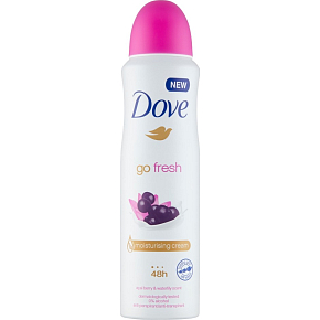 Dove Go Fresh Acai Berry & Water Lily antiperspirant deodorant sprej s 48-hodinovým účinkom pre ženy 150 ml