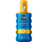 Nivea Sun Protect & Dry Touch OF50 neviditeľný opaľovací sprej 200 ml