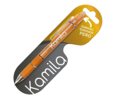 Gumové pero Nekupto s názvom Kamila
