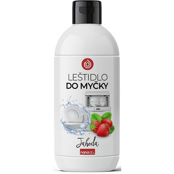 Nanolab Prírodné leštidlo do umývačky riadu Strawberry 500 ml