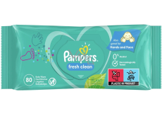 Pampers Fresh Clean Vlhčené čistiace obrúsky pre deti 80 ks