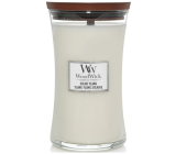 WoodWick Solar Ylang - Sluneční Ylang vonná svíčka s dřevěným knotem a víčkem sklo velká 609,5 g